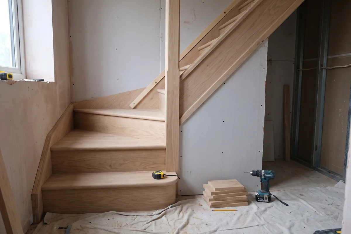 Illustrative image of a staircase renovation